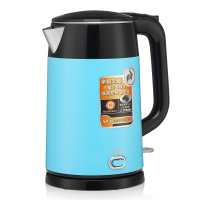 安博尔 HB3251C 食品级304不锈钢电热水壶双层防烫内全钢1.7L家用大容量电热烧水壶