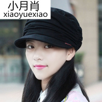 帽子女韩版潮显脸顶帽大码帽妈妈帽韩国鸭舌帽春夏贝雷帽布帽