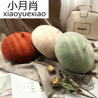 贝雷帽子女冬天韩版百搭甜美可爱时尚潮英伦学生日系软妹蓓蕾帽秋