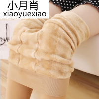 女士透肉打底裤加绒加厚冬2017新款秋冬季脚踩内外穿保暖裤子女式