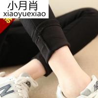 冬季新款加绒加厚打底裤女士可外穿显瘦韩版黑色小脚裤铅笔秋裤女