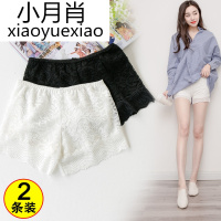 新款韩版蕾丝防走光安全裤三分裤夏外穿内搭打底裤女士保险裤短裤