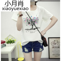 2016夏季雪纺衫女士T恤短袖上衣服潮流韩版宽松T恤1680