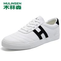 木林森2019新款专柜正品夏季清凉潮男小白鞋男春季白色板鞋男透气ins超火男士简约百搭鞋子男