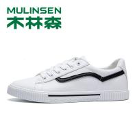 木林森2019新款专柜正品时尚清爽透气男鞋夏季小白鞋男男士户外运动板鞋韩版ins超火潮简约休闲鞋