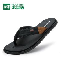 木林森男士拖鞋男夏季时尚外穿防滑人字拖男软底韩版室外沙滩鞋男