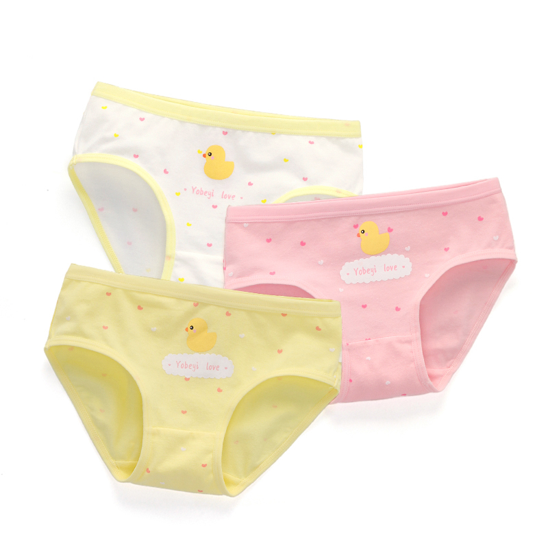 新款式3条装儿童内裤卡通女童三角裤纯棉小孩短裤中大童579岁定制款