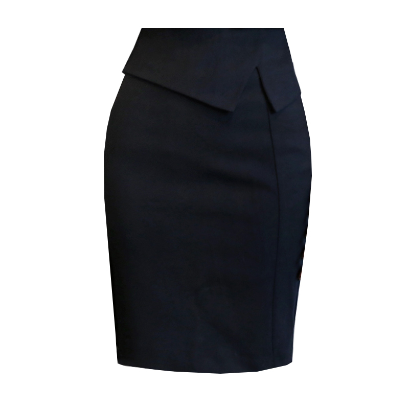 新款式高腰半身裙秋冬毛呢一步裙短裙黑职业包裙冬季裙子女包臀裙秋冬