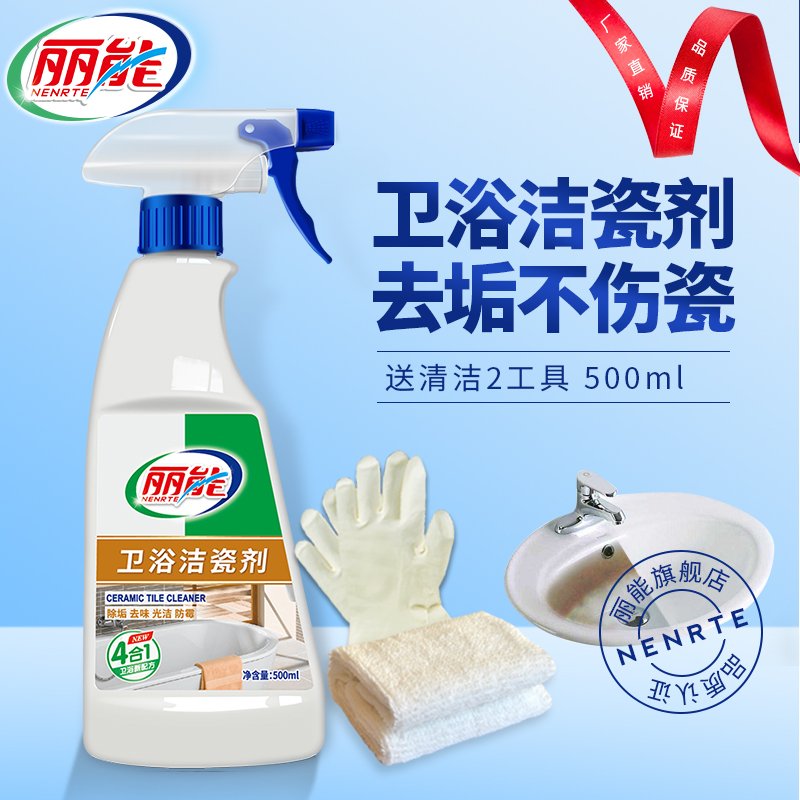 洁瓷剂地砖地板砖瓷砖清洁剂修复去污装修水泥清除喷剂500G