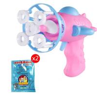 儿童全自动吹泡泡机 电动泡泡枪补充液泡泡水玩具少女心抖音同款-飞机泡泡枪+两包泡泡液