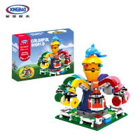 星卡比积木兼容乐高积木儿童拼装创意乐园系列玩具男孩子6-14岁塑料小颗粒女孩岁礼物- 01108旋转八爪鱼