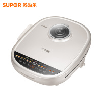 苏泊尔(SUPOR)电饼铛 电饼档家用上下可拆双面加热 加深烙饼锅早餐机 三明治机0氟钛瓷 智能触控 JD32RQ882