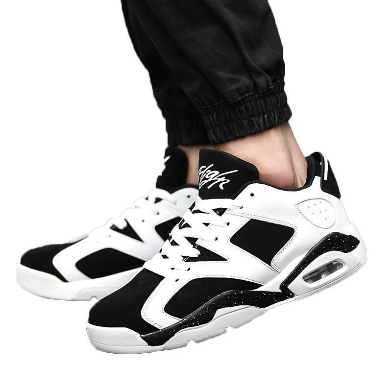 秋季气垫网布情侣运动鞋男篮球鞋透气减震休闲跑步鞋女运动鞋