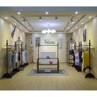 铁艺服装店展示架落地式陈列架服装架衣架货架橱窗置物架壹德壹