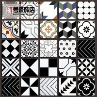 几何黑白彩色拼花瓷砖餐厅KTV墙砖花砖300厨房卫生间地砖壹德壹