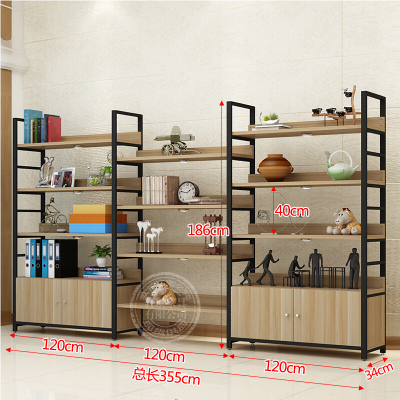 学生书架书柜简约现代客厅置物架落地货架办公室架阳台收纳陈列柜壹德壹