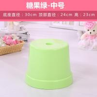 时尚塑料凳子加厚矮凳浴室圆凳小板凳家用茶几换鞋椅子壹德壹