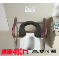 家用老年人坐便椅孕妇坐便器加固马桶架子移动便携式座厕所洗澡凳壹德壹