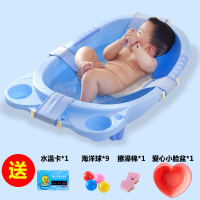 婴儿洗澡盆新生儿宝宝浴盆可坐躺通用小孩儿童用品洗浴桶大号加厚壹德壹