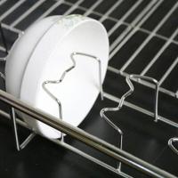 橱柜拉篮304不锈钢碗篮调味篮双层碗碟架厨房拉篮送轨道SUS304阻尼-800柜体双层W柜内径7壹德壹