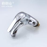 全铜双孔冷热水龙头老式面盆台盆水龙头二联立柱盆龙头三孔盆壹德壹