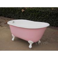 银山铸铁贵妃浴缸独立式小浴缸1.3米加深浴盆1.4米铸铁搪瓷浴缸壹德壹