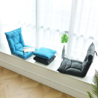 懒人沙发榻榻米女生可爱卧室单人飘窗小沙发折叠椅子床上靠背椅子