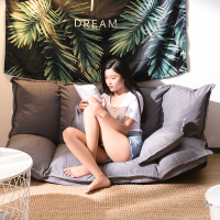 懒人沙发榻榻米小户型双人沙发日式折叠沙发床网红款女卧室小沙发