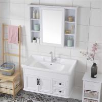 碳纤维卫浴室柜组合北欧现代简约美式洗脸盆洗漱台盆洗手盆柜组合