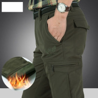 速干裤加绒加厚保暖防水多袋