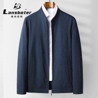 莱诗伯特春季新款立领夹克男纯色百搭薄茄克外套男士休闲男夹克衫501