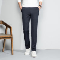 LANSBOTER/莱诗伯特春新款休闲裤男薄款弹力透气韩版男长裤直筒中腰休闲裤911