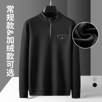 春秋季新款宽松男士高领长袖卫衣潮流日系上衣男装617