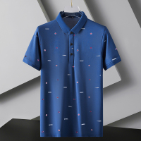 莱诗伯特男士短袖t恤夏季中青年短袖上衣透气免烫 丝光防晒polo衫