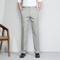春夏新款宽松大版休闲裤男中年薄款弹力男长裤直筒休闲裤男潮流裤939