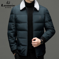 秋冬新款羽绒服男短款脱卸羊毛领羽绒服防寒保暖潮流羽绒外套2801
