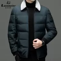 秋冬新款羽绒服男短款脱卸羊毛领羽绒服防寒保暖潮流羽绒外套2801