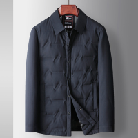 男式羽绒服2022秋冬90白鸭绒中青年保暖衬衣版休闲轻薄羽绒男外套22811