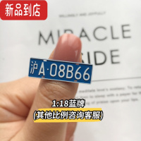 真智力定制 凹凸立体汽车模型车牌 1:18 24 32 玩具遥控车牌