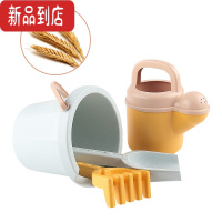 真智力丹麦沙滩玩具玩沙小麦秸秆材质推土车玩具挖沙工具北欧风户外