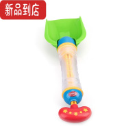 真智力欧美沙滩玩具两用玩沙工具喷水小铲子耙子带水枪水抽挖沙挖土