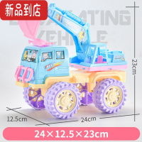 真智力大号工程车玩具仿真搅拌挖掘机套装儿童挖沙工具宝宝男女孩沙滩车