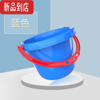 真智力小桶沙滩玩具儿童塑料桶迷你戏水小孩的户外挖沙手提水桶工具加厚