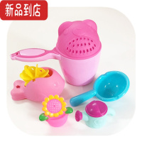 真智力儿童洗澡玩具男女孩洗头杯花洒勺子婴儿宝宝戏水鸭子水枪沙滩玩具