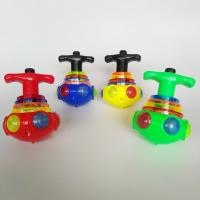 真智力音乐发光 七彩闪光旋转陀螺新奇特创意玩具货源小礼物 ufo陀螺3个[无备注颜色 随机]发光玩具