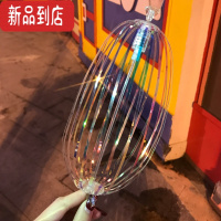 真智力春游魔法棒许愿棒发光棒泡泡花魔术棒彩虹圈彩虹棒元宵玩具 不带海豚出口级品质-可发光款发光玩具