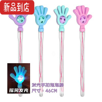 真智力大宝剑泡泡棒直升飞机摇摇哨儿童玩具恐龙吹泡泡发光拍手广场货源 发光拍手泡棒25个 送展盒发光玩具