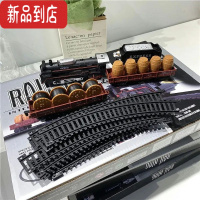 真智力娃Z爱!可玩性很高!单儿童轨道仿真火车益智模型玩具套装 如图 不带电池(自备5号电池)