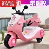 真智力儿童电动摩托车三轮车1-3-6岁男女宝宝电瓶童车可坐人玩具车遥控
