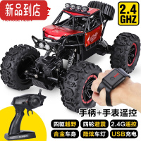 真智力超大号合金越野车儿童高速四驱手势攀爬车充电动遥控汽车玩具男孩
